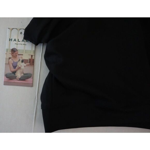 Halara Women's Plus Sz 3XL Black Rolled Sleeve Cropped Play It My Way Tank Top - Picture 3 of 6